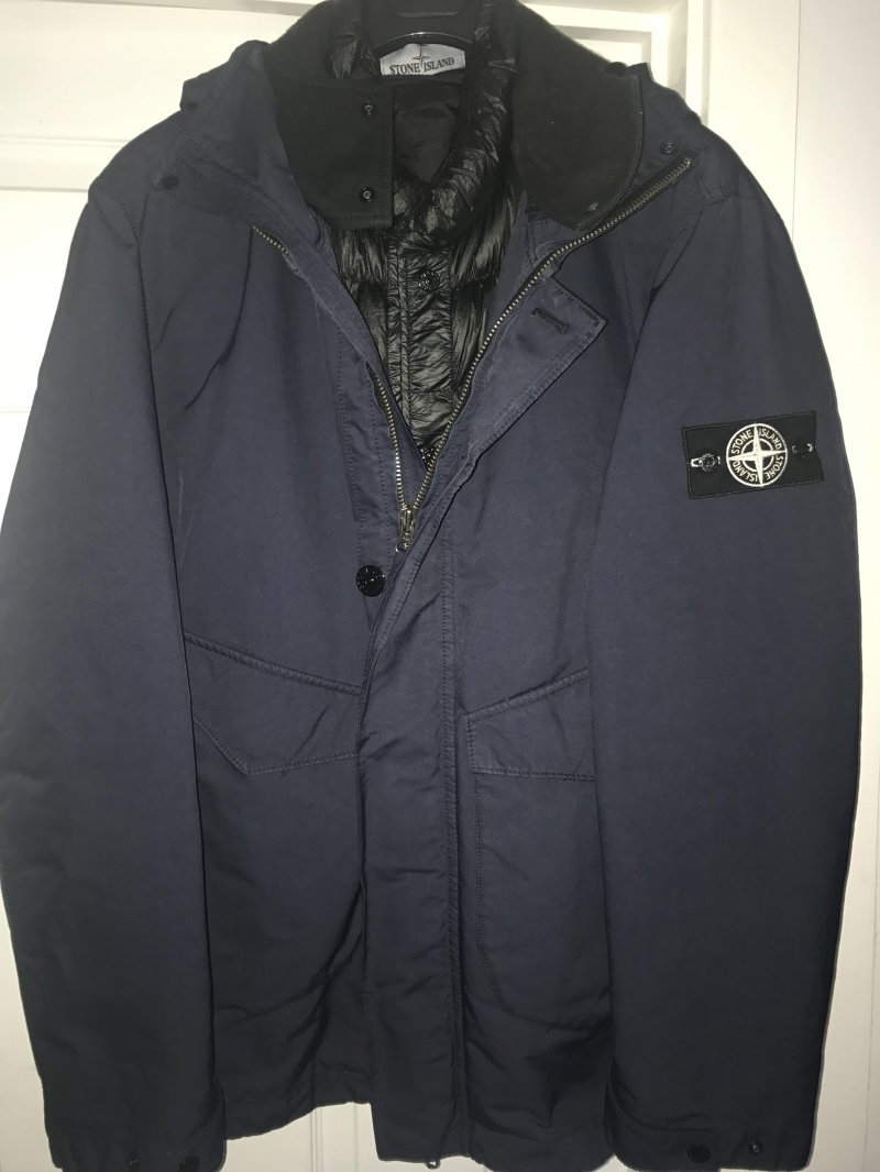 Photograph of Stone Island David TC Short Parka Down Inner