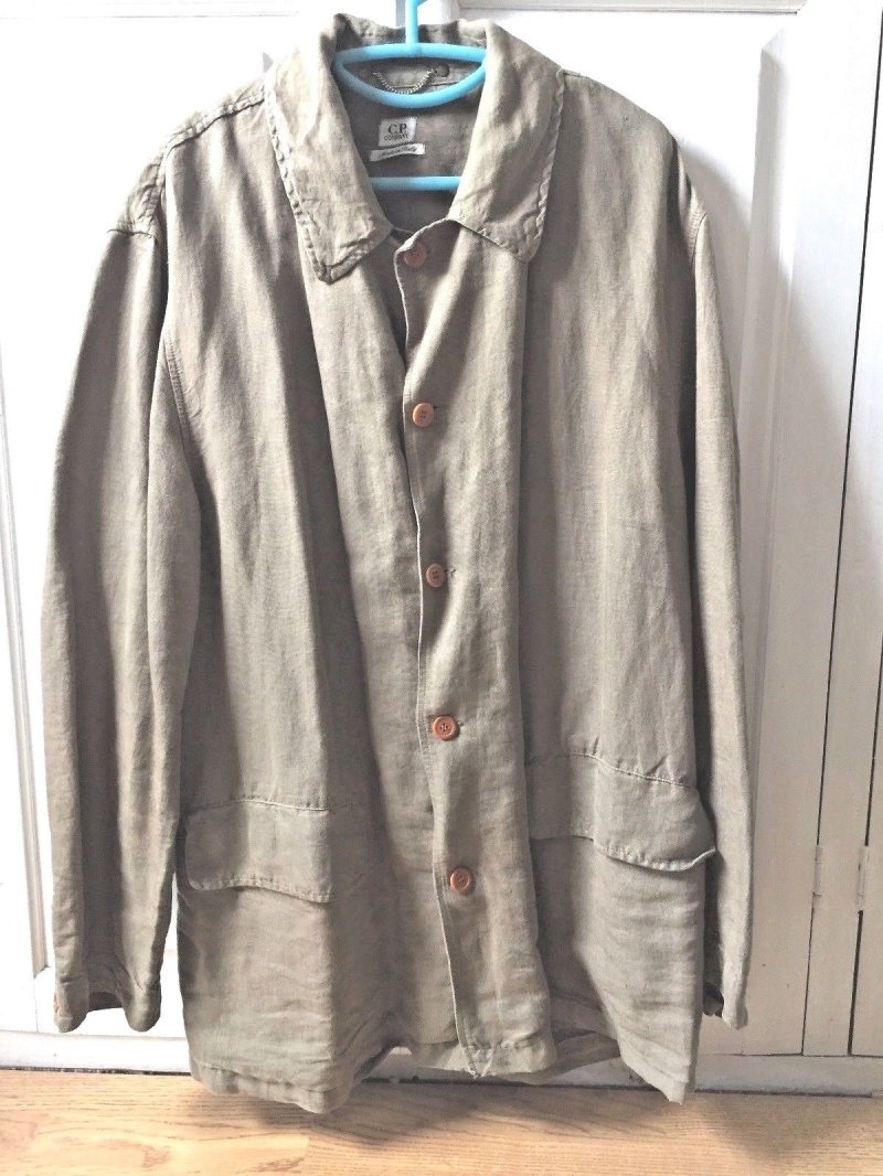 Photograph of CP Company Lino Flax Chore Jacket