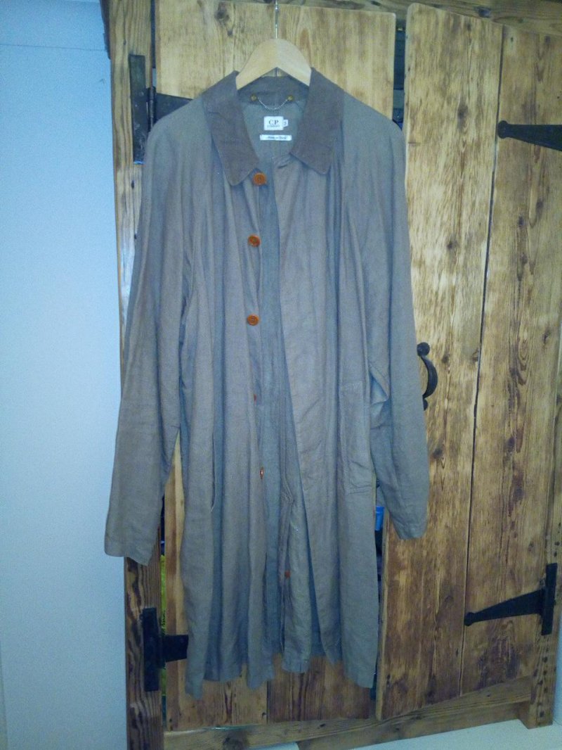 Photograph of CP Company Linen Trench Coat