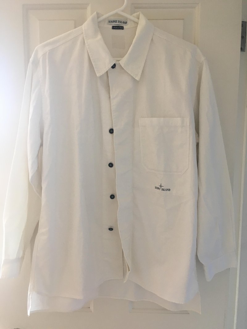 Photograph of Stone Island Needlecord Overshirt