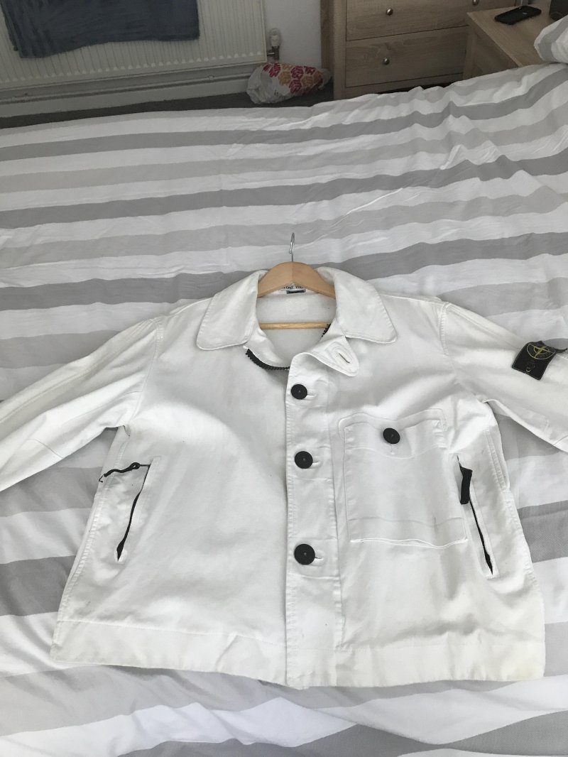 Photograph of Stone Island Resin Coated Harrington