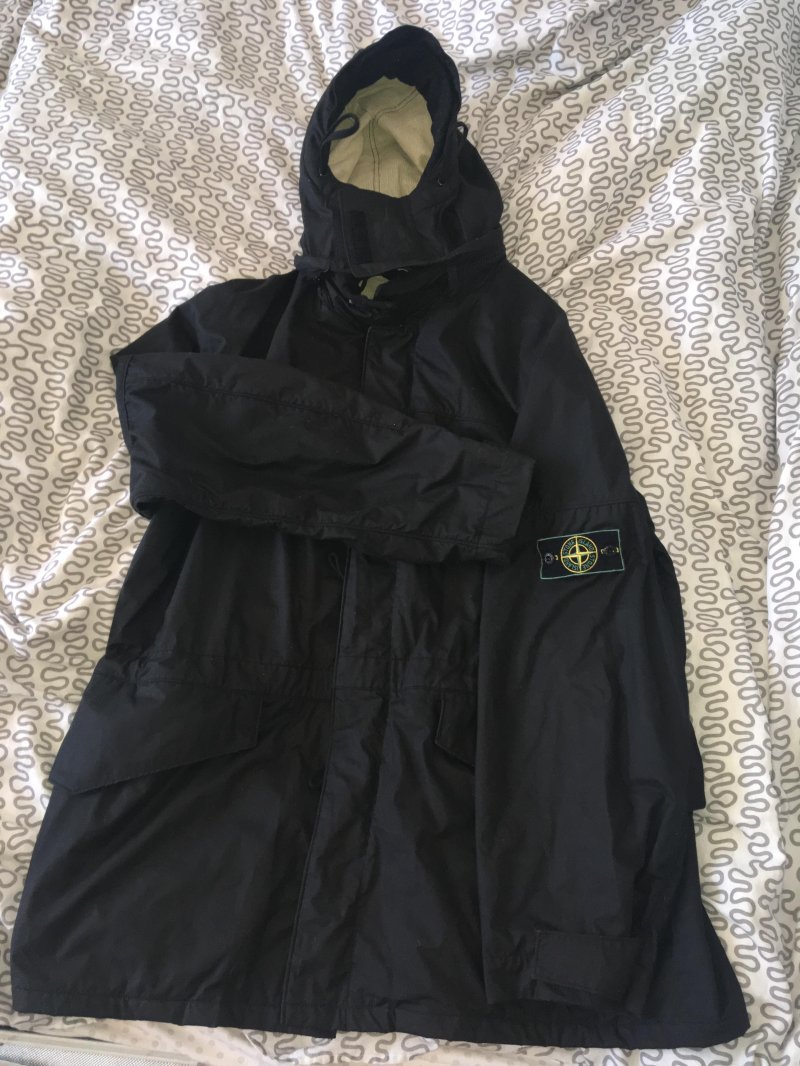 Photograph of Stone Island Waxed Cotton Jacket