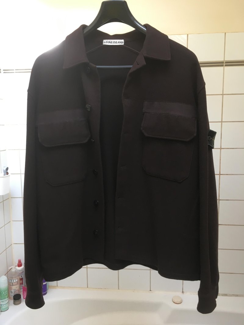 Photograph of Stone Island Unlined Wool Short Jacket