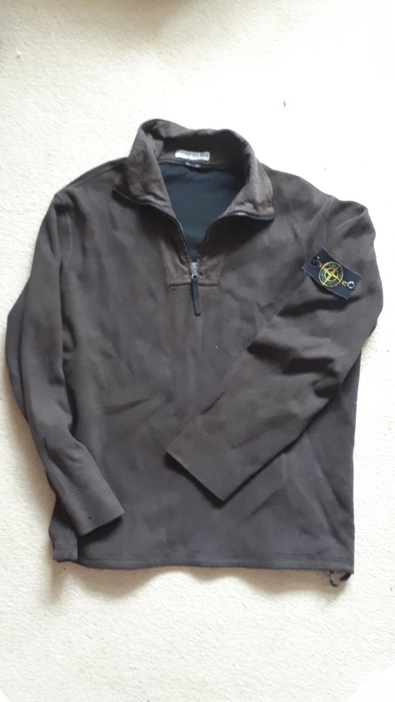 Photograph of Stone Island Zip Sweater High Neck