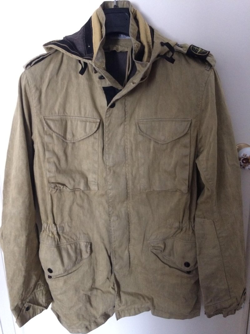 Photograph of Stone Island Field Jacket with Removable Felt Lining