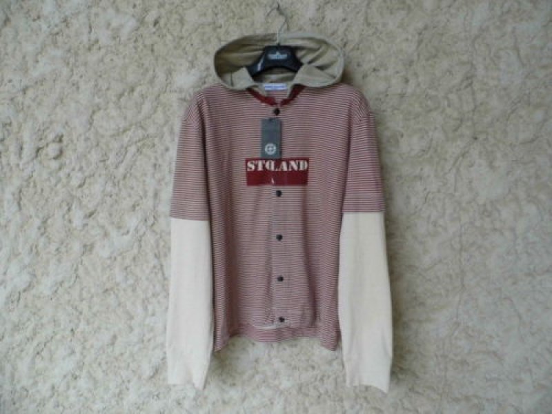 Photograph of Stone Island Marina Garment Dyed Hooded Sweatshirt