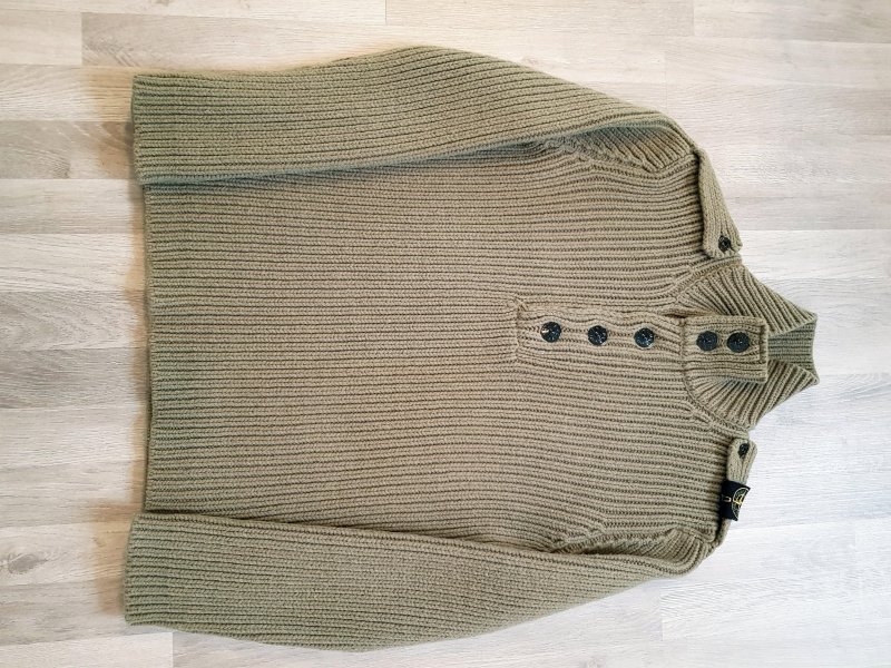 Photograph of Stone Island Chunky Wool President Knit