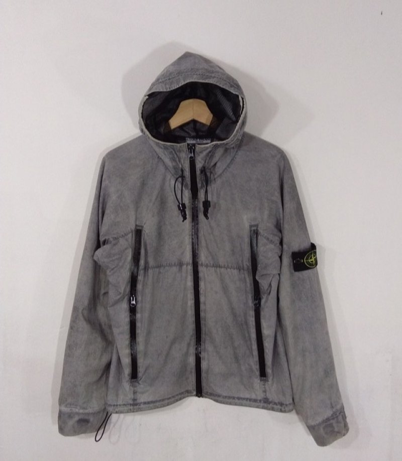 Photograph of Stone Island Spalmatura Hooded Jacket