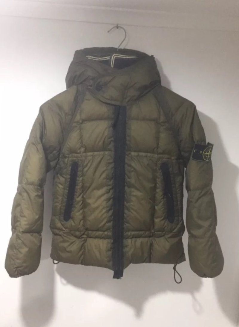 Photograph of Stone Island Junior Goose Down Hooded Jacket