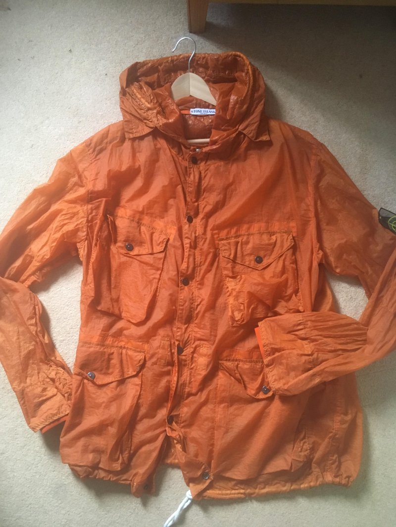 Photograph of Stone Island Ultralightweight Resinoid Japanese Nylon