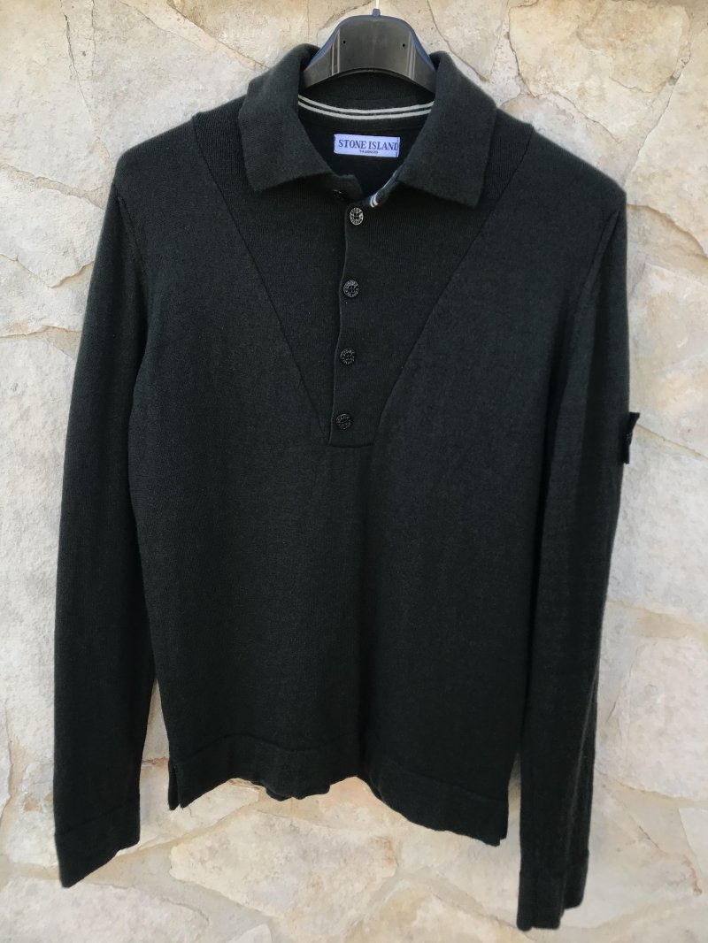 Photograph of Stone Island Long Sleeve Polo