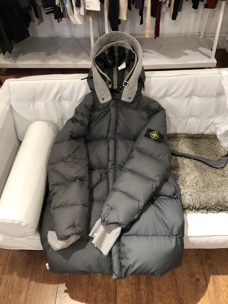 Photograph of Stone Island Hooded Heat Reactive Japanese Down Puffer