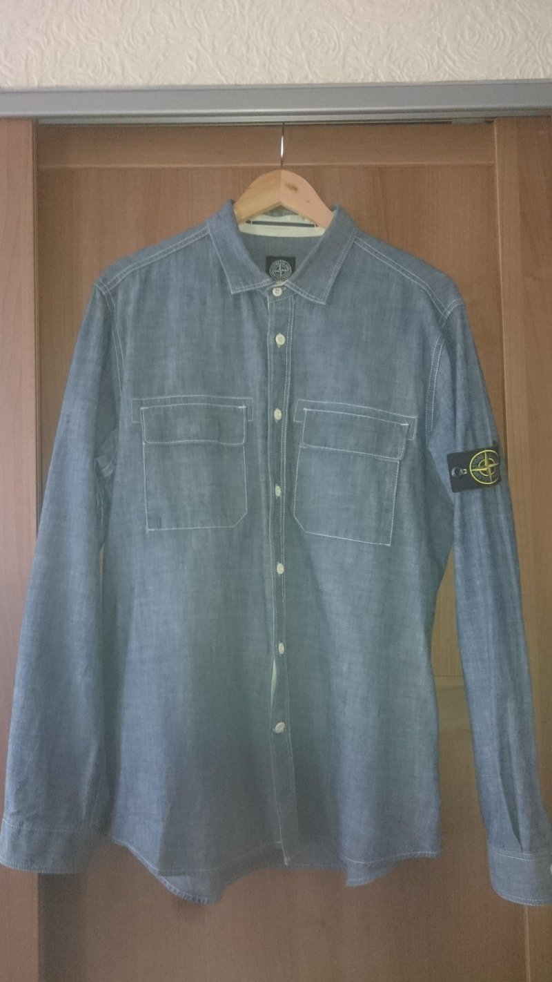 Photograph of Stone Island Chambray Denim Shirt