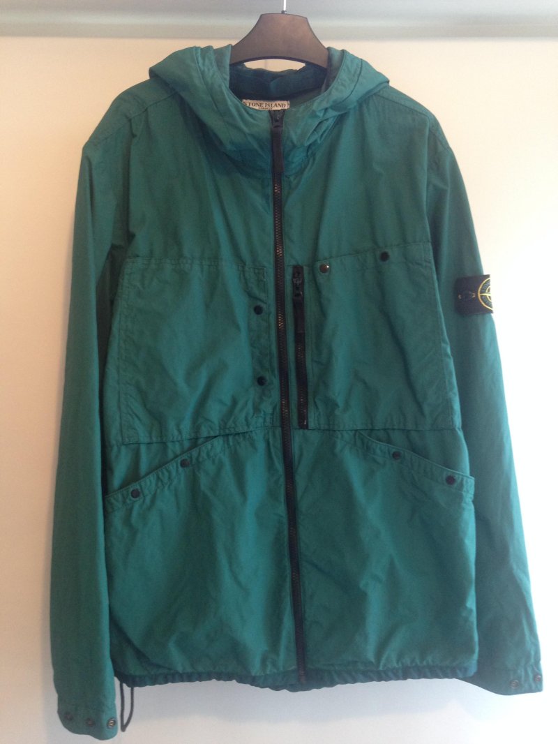 Photograph of Stone Island Resin Coated Hooded Jacket