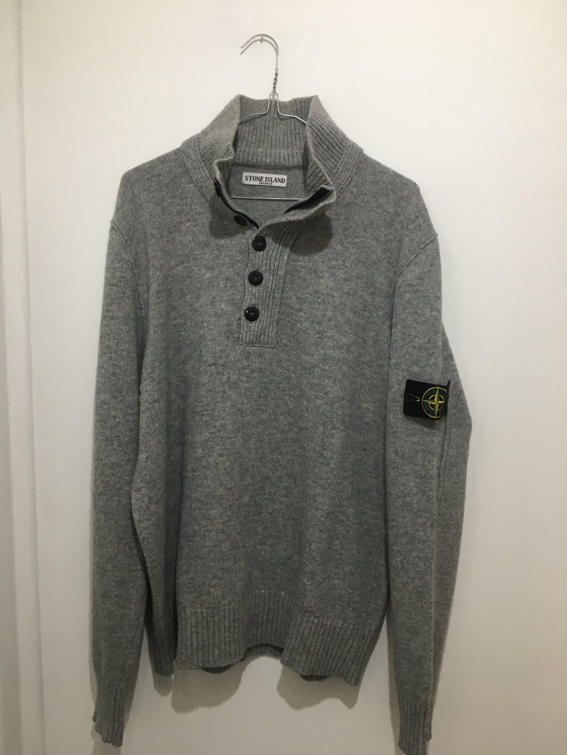 Photograph of Stone Island Zip Neck Jumper