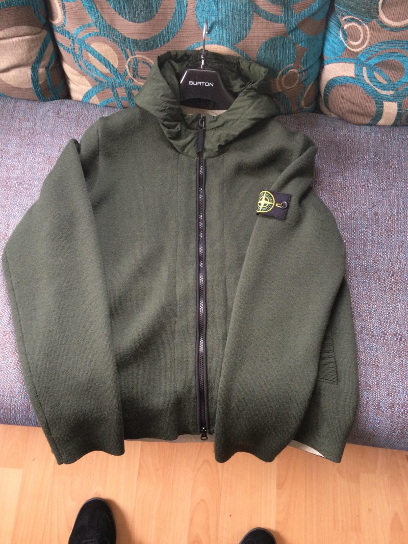 Photograph of Stone Island President Knit With Dutch Rope Liner