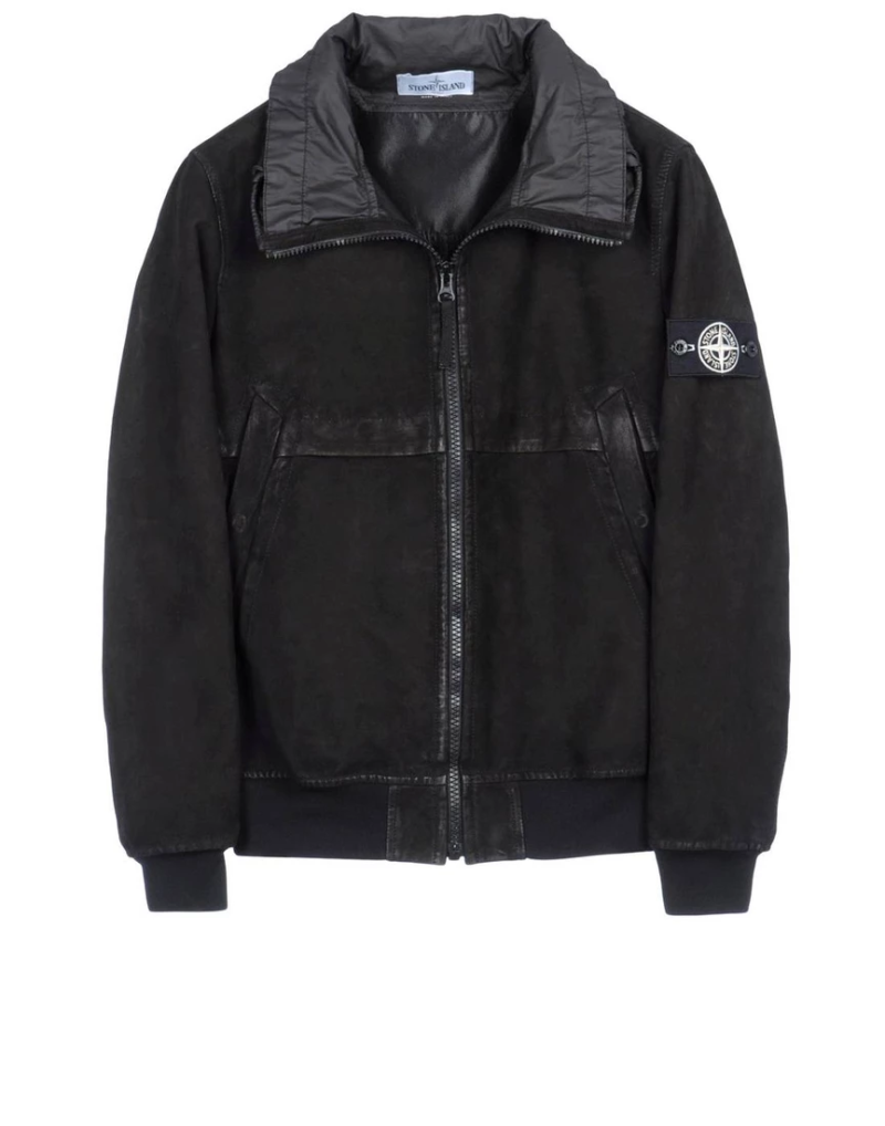 Photograph of Stone Island Tech Waxed Suede