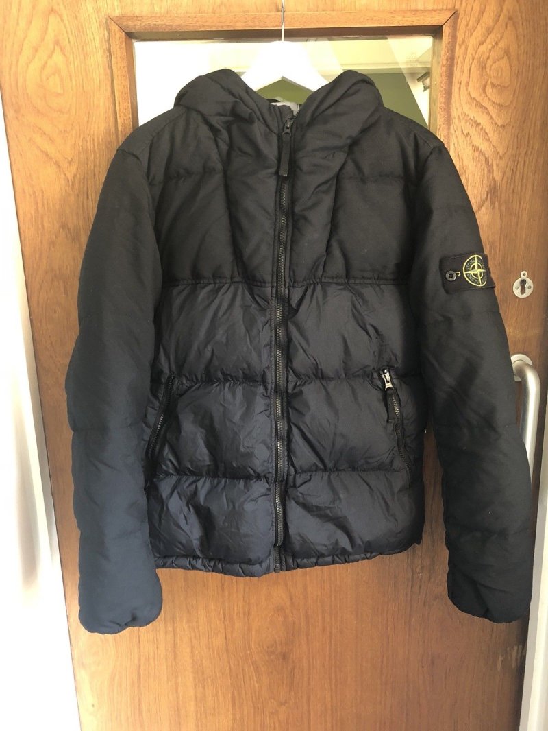 Photograph of Stone Island Garment Dyed Crinkle Reps NY Down