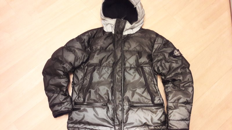 Photograph of Stone Island Mesh Reflective Down Jacket