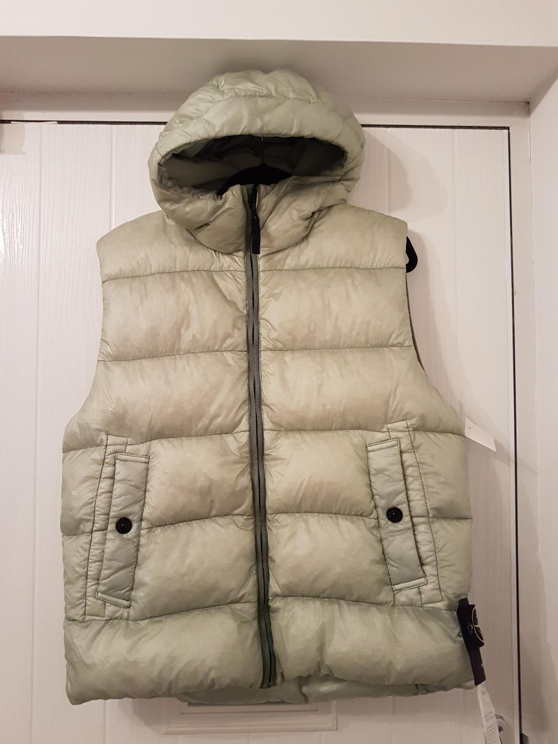 Photograph of Stone Island Garment Dyed Down Gillet