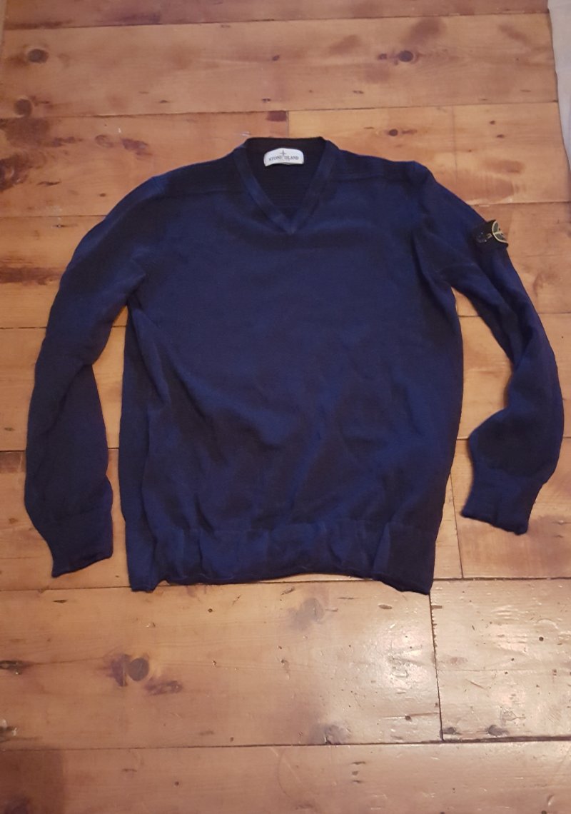 Photograph of Stone Island Junior V-Neck Jumper