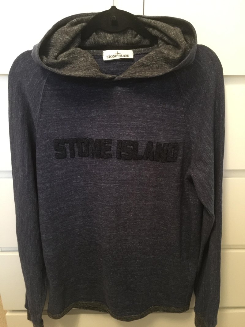 Photograph of Stone Island Long Sleeved Hooded T Shirt