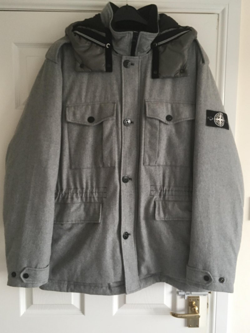 Photograph of Stone Island Ice Wool Blend