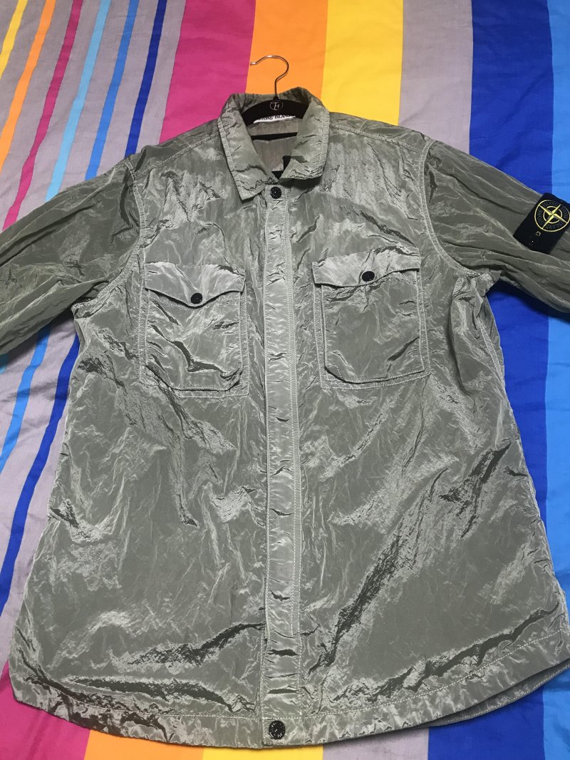 Photograph of Stone Island Garment Dyed Nylon Overshirt