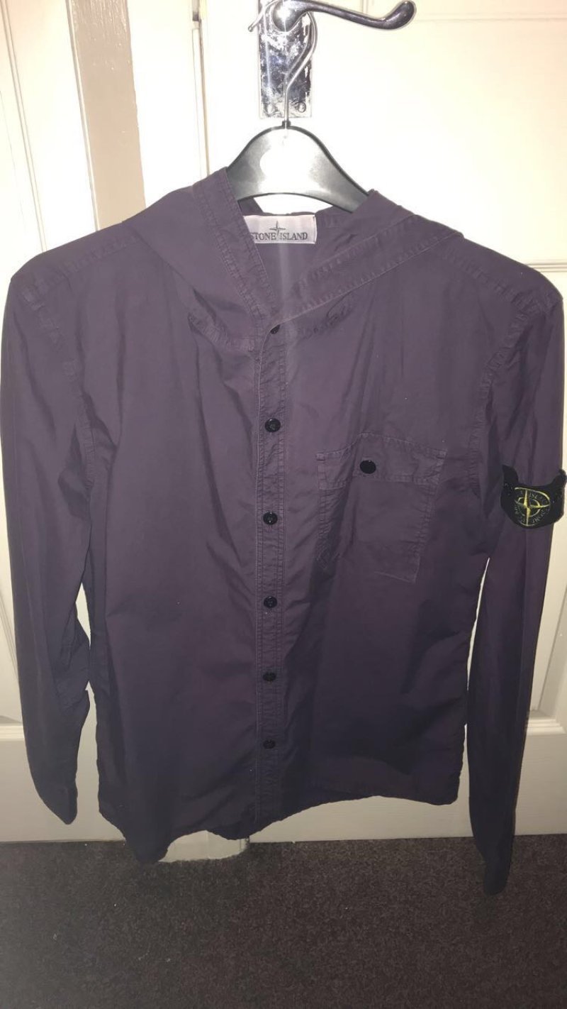 Photograph of Stone Island Hooded Over Shirt
