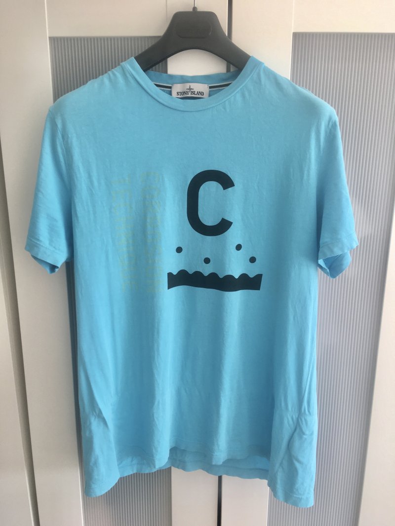 Photograph of Stone Island Corrosion Technique T-Shirt