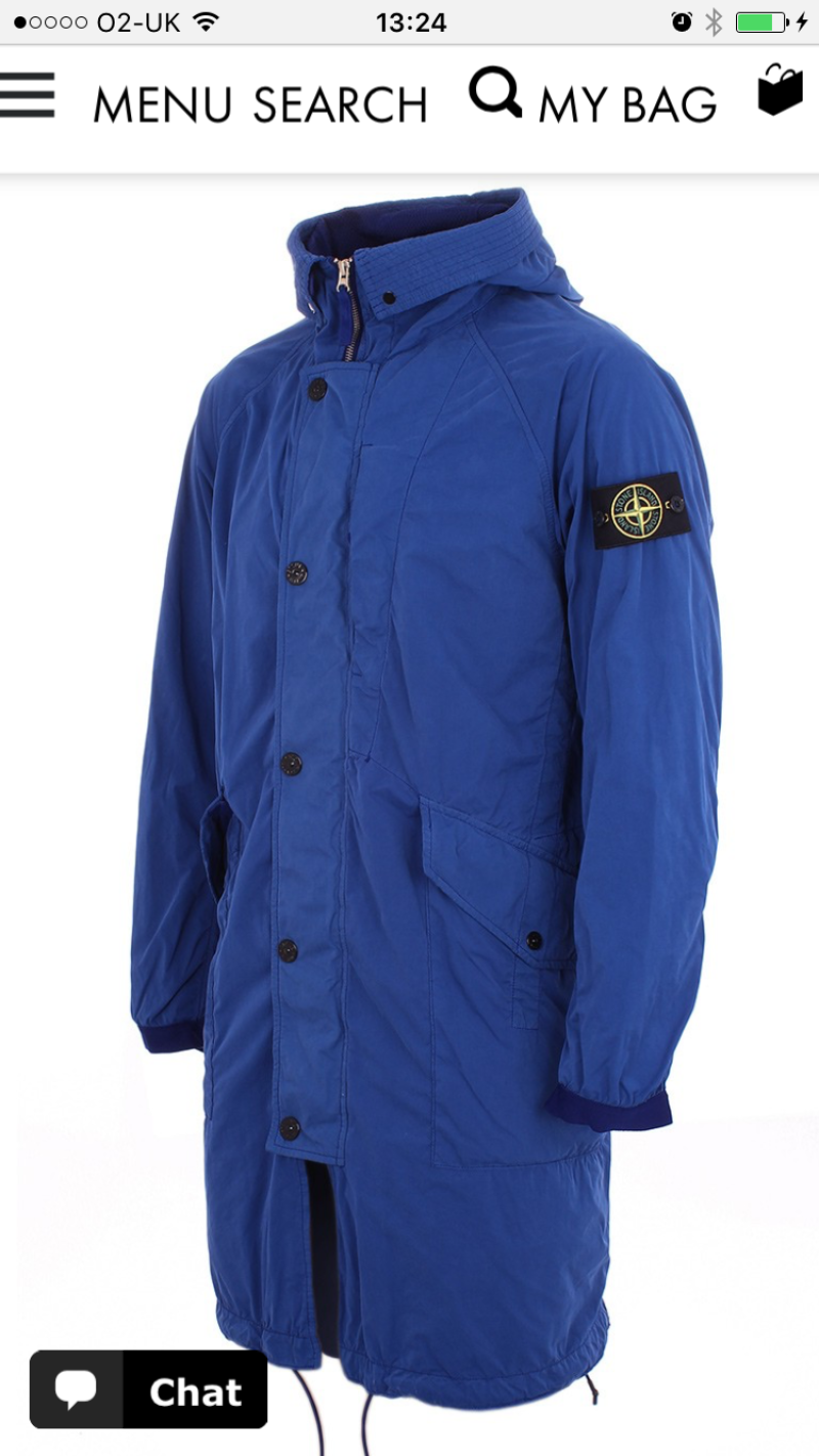 Photograph of Stone Island David Light TC Parka