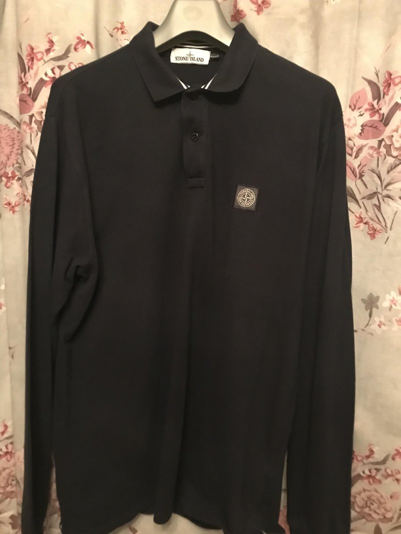 Photograph of Stone Island Long Sleeve Polo Top