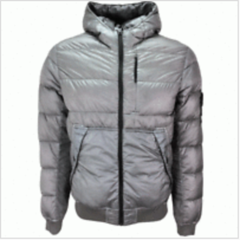 Photograph of Stone Island GARMENT DYED DOWN26 GR X SQMN JACKET COAT MENS XL GREY