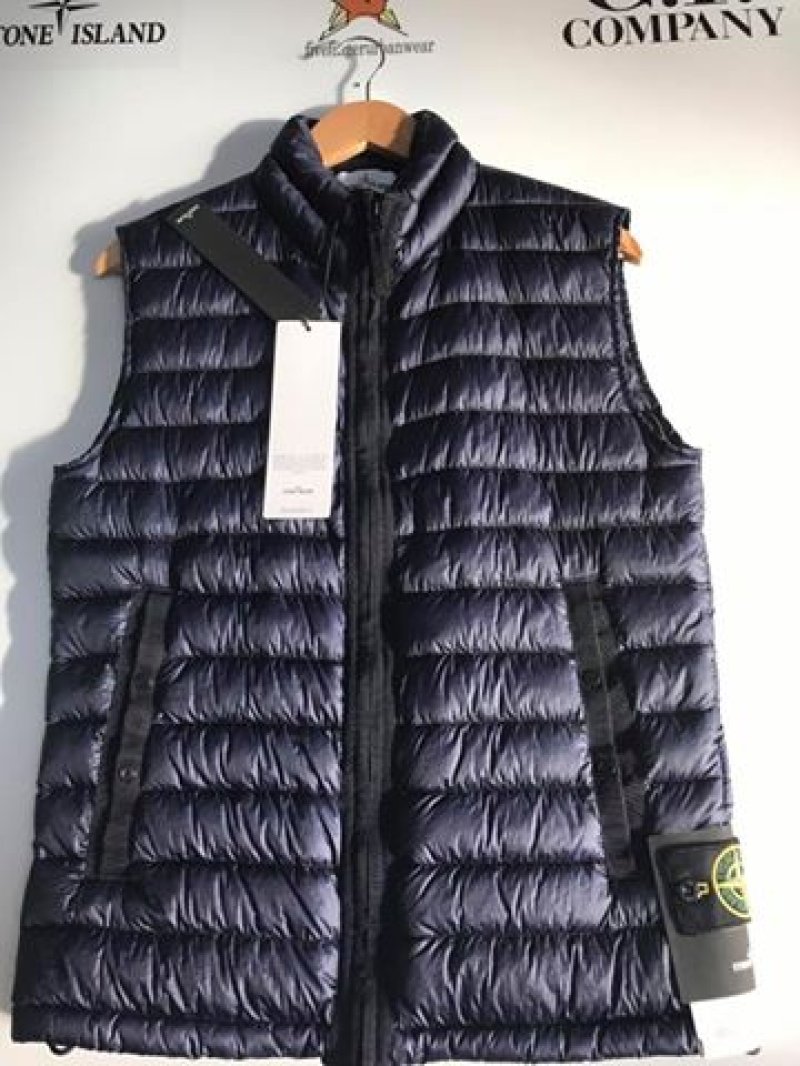 Photograph of Stone Island GARMENT DYED DOWN 26GR X SQMN GILET