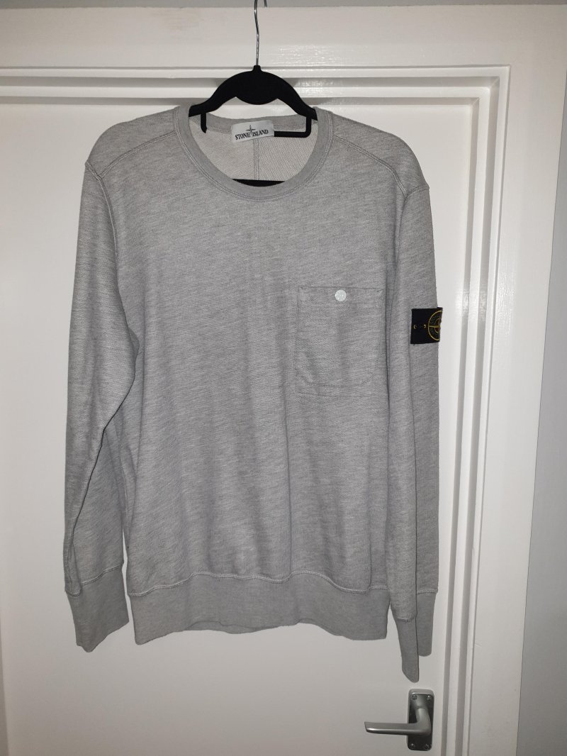 Photograph of Stone Island Melange Crew Sweatshirt