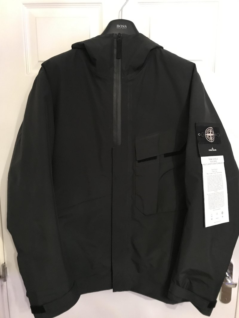 Photograph of Stone Island Tank Shield Multilayer Fusion Technology