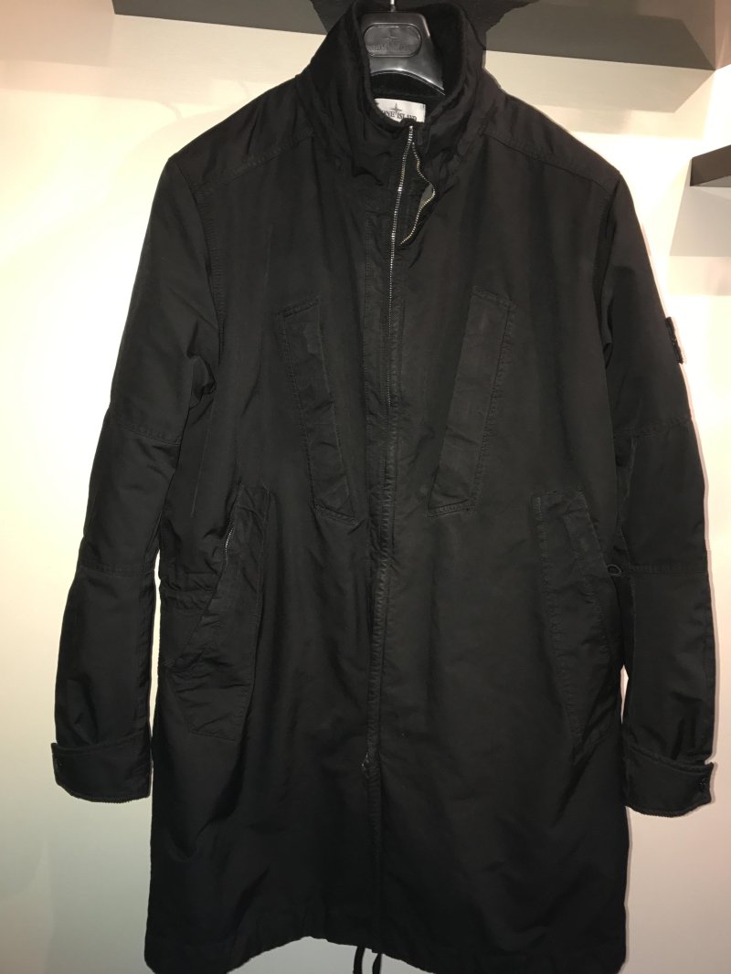 Photograph of Stone Island David TC Fishtail Parka With Removable Liner