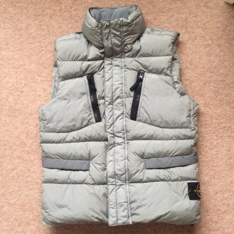 Photograph of Stone Island Garment Dyed Crinkle Reps NY Down