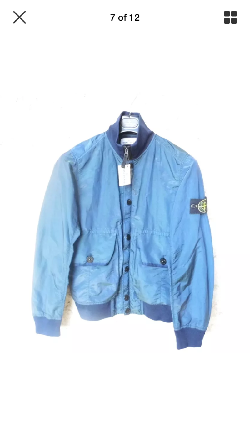 Photograph of Stone Island Nylon Metal Watro Colour Weft
