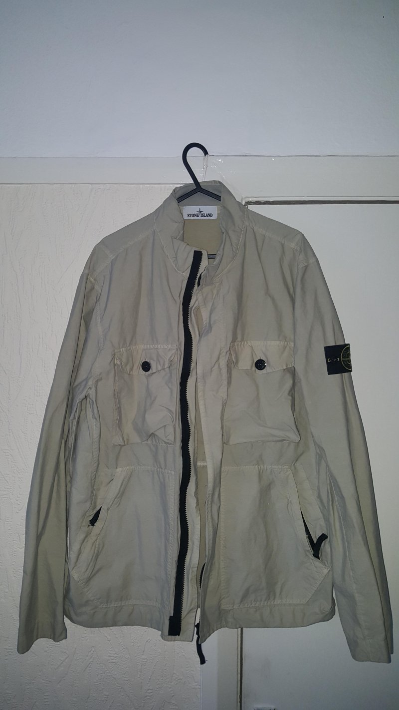 Photograph of Stone Island Light Cotton Nylon Twill