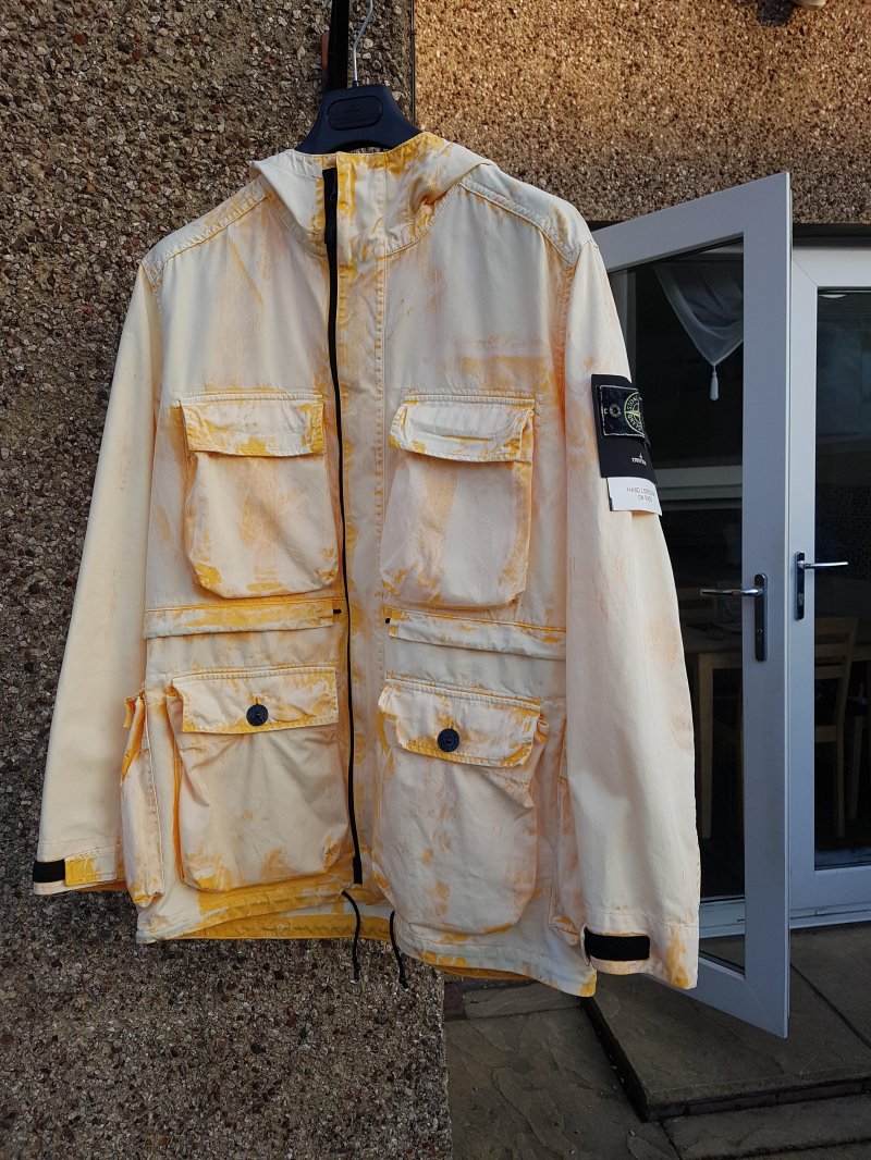 Photograph of Stone Island Hand Corrosion On Raso