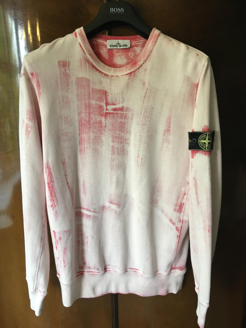 Photograph of Stone Island Hand Corrosion Sweatshirt