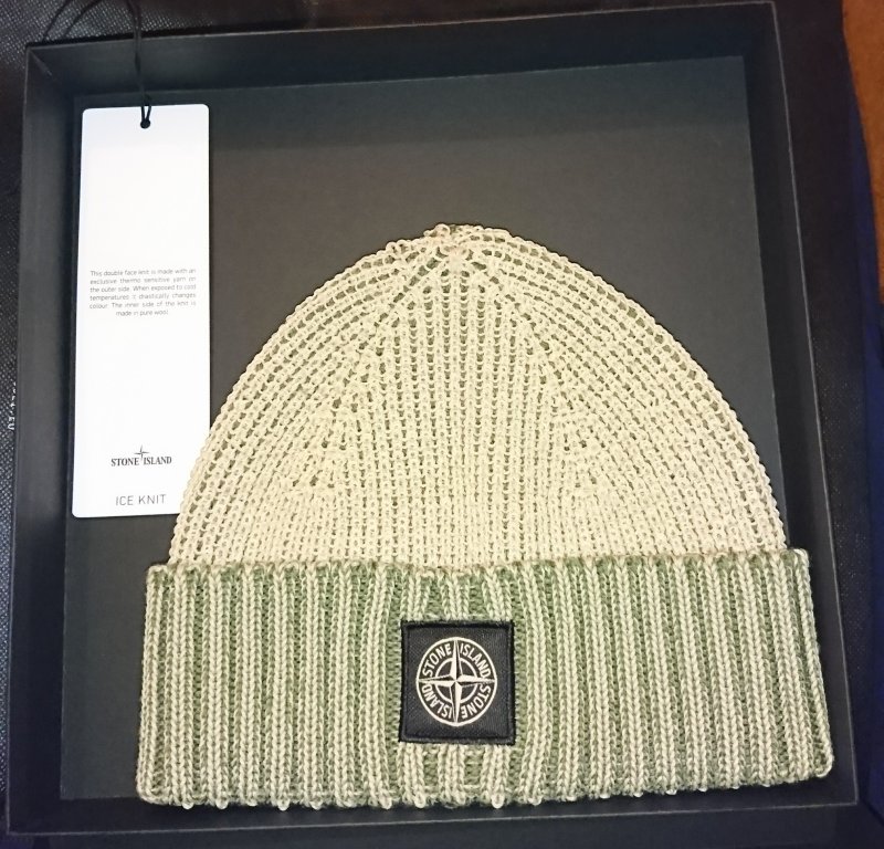 Photograph of Stone Island Ice Knit Beanie