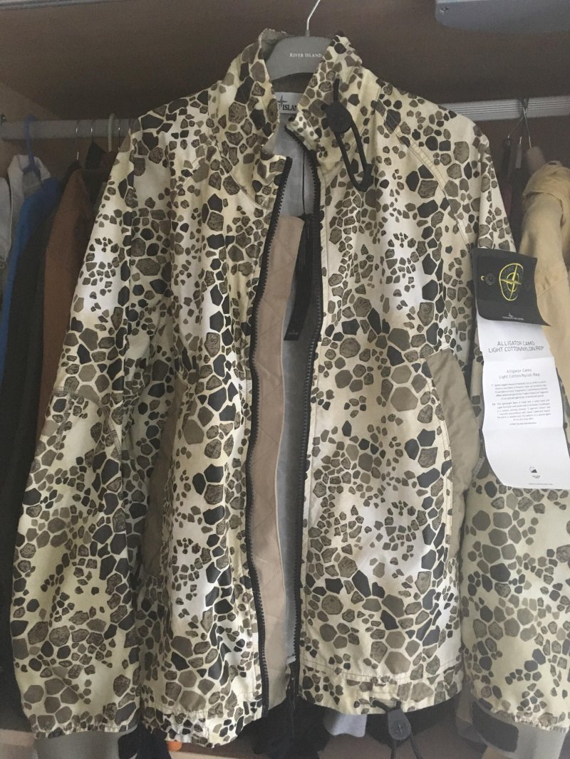 Photograph of Stone Island Alligator Camouflage