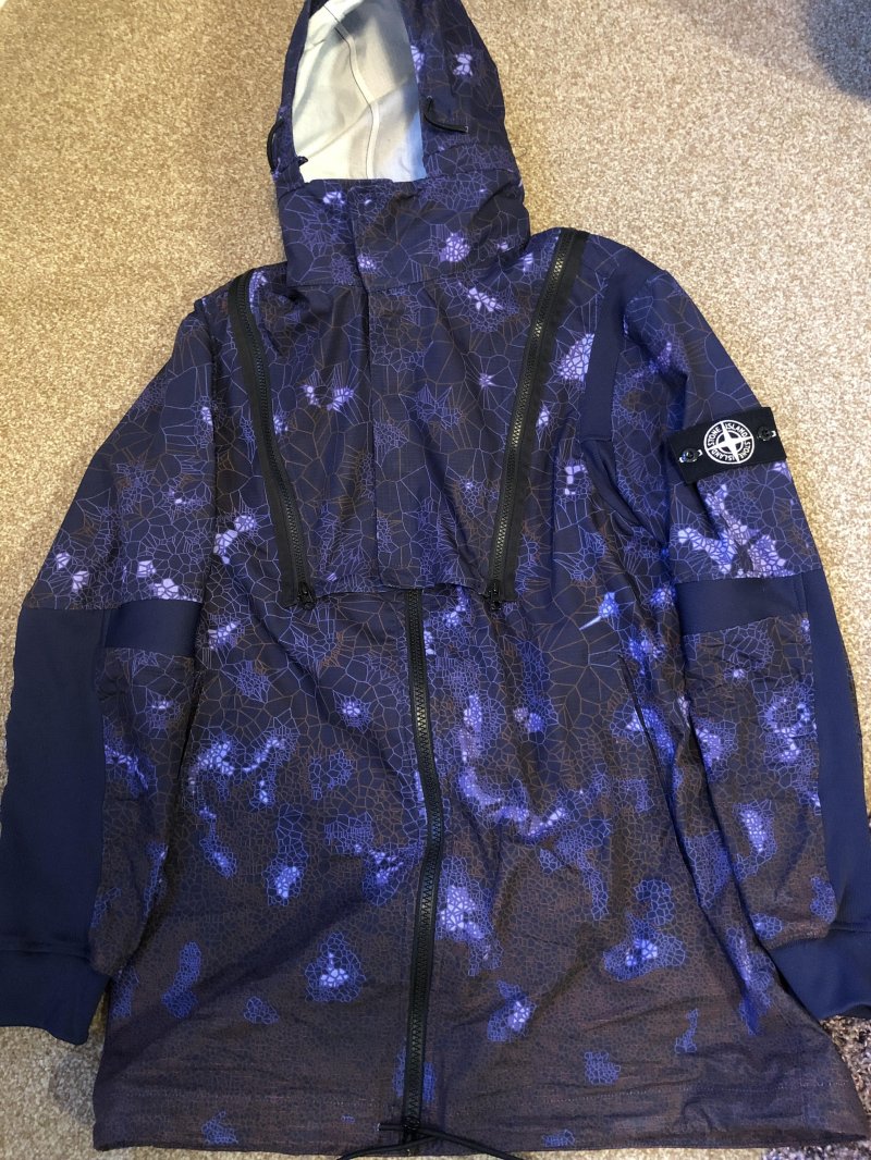 Photograph of Stone Island Printed Heat Reactive Thermosensitive Fabric