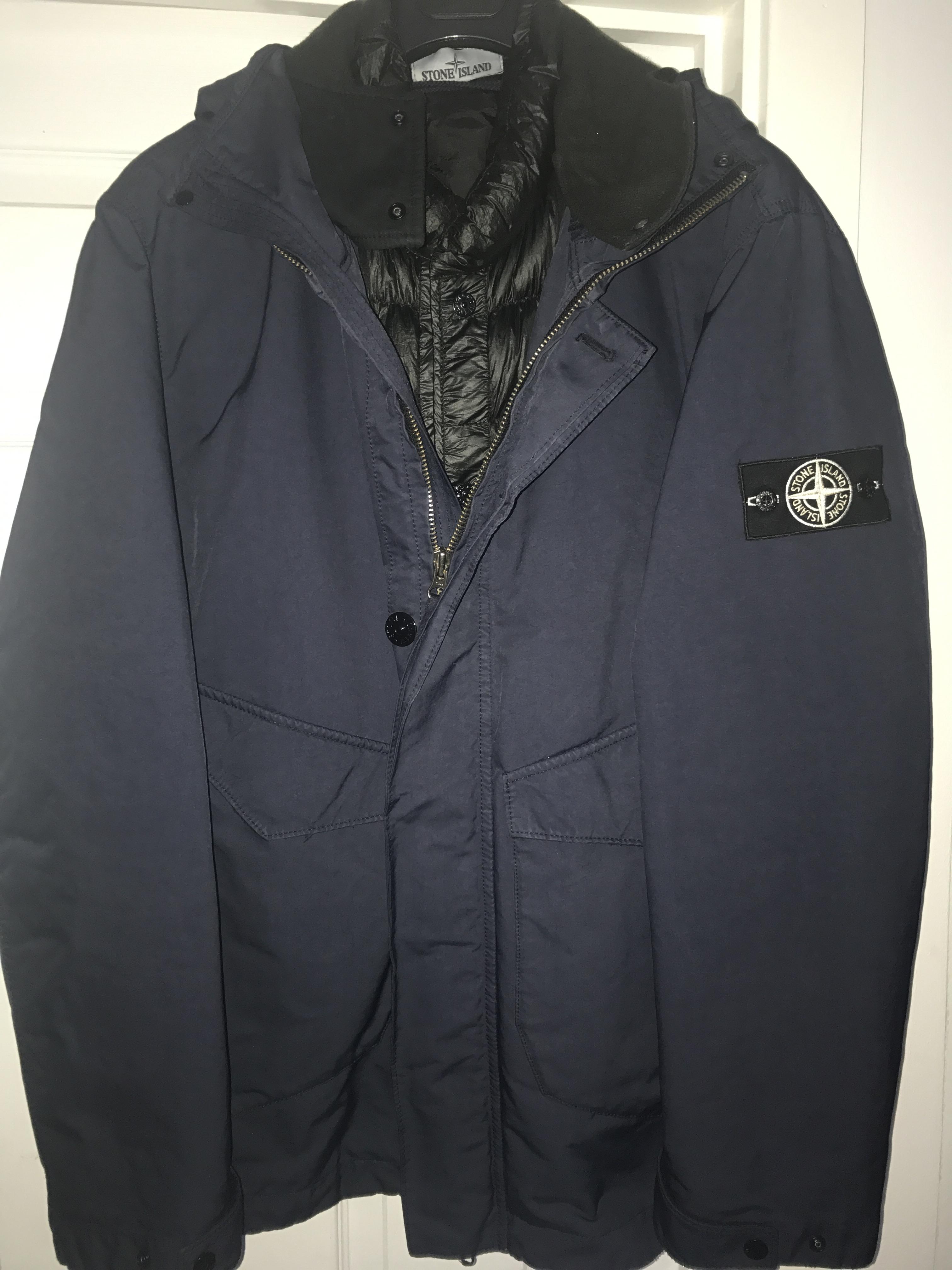 Autumn / Winter 1994 Stone Island David TC Short Parka Down Inner 
