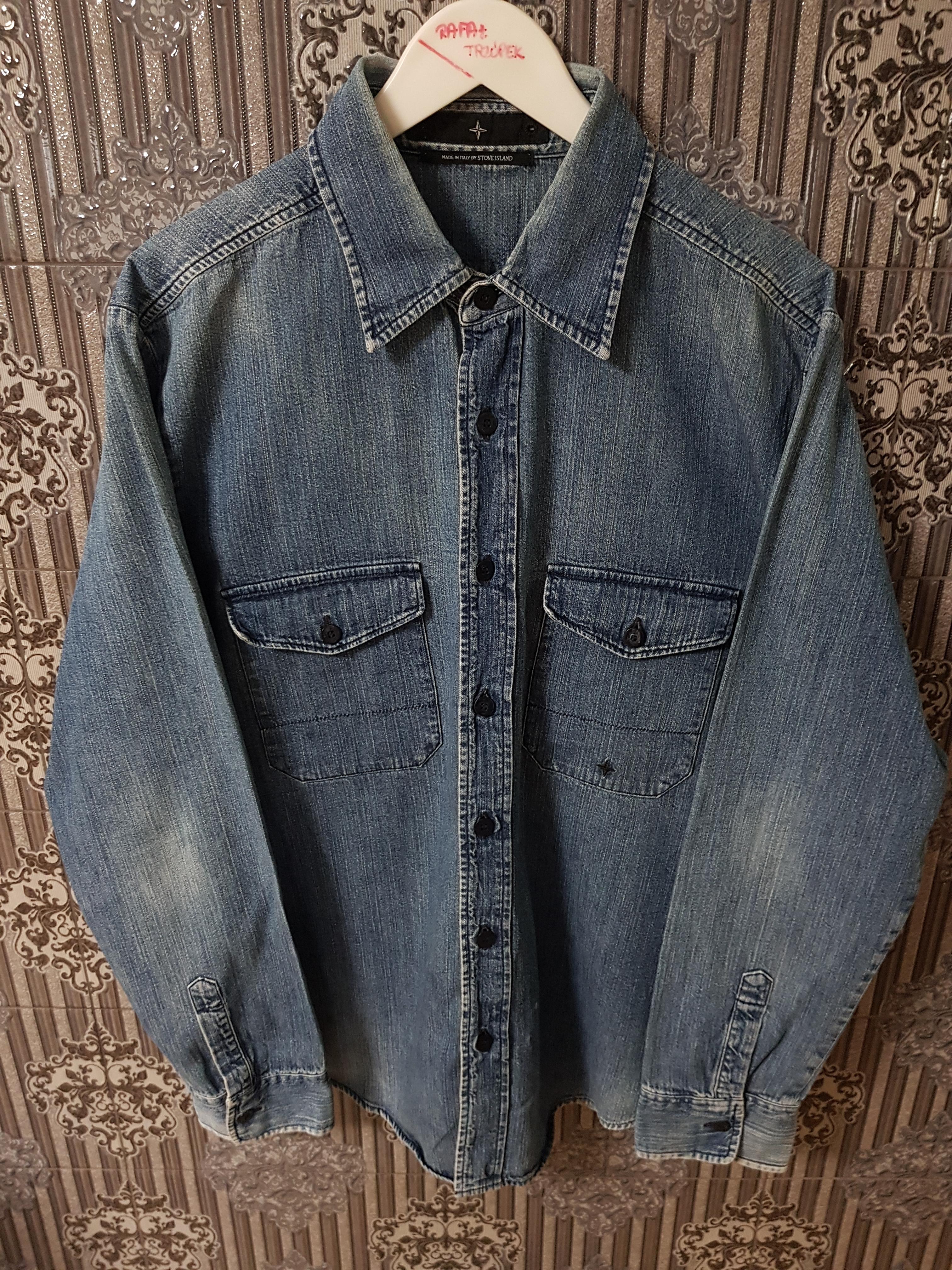Autumn / Winter 2002 Stone Island Denims Denim Shirt - ART 